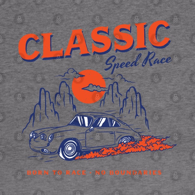 Classic Speed Race by funkymonkeytees